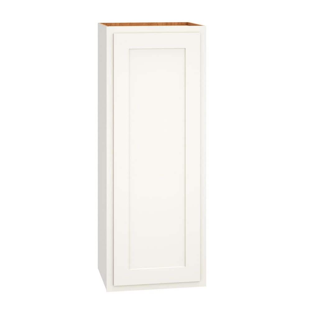 QuickShip Cottage 15 in. W x 12 in. D x 39 in. H Assembled Plywood Shaker Wall Kitchen Cabinet in White Partial Overlay price history on PriceWatchPro
