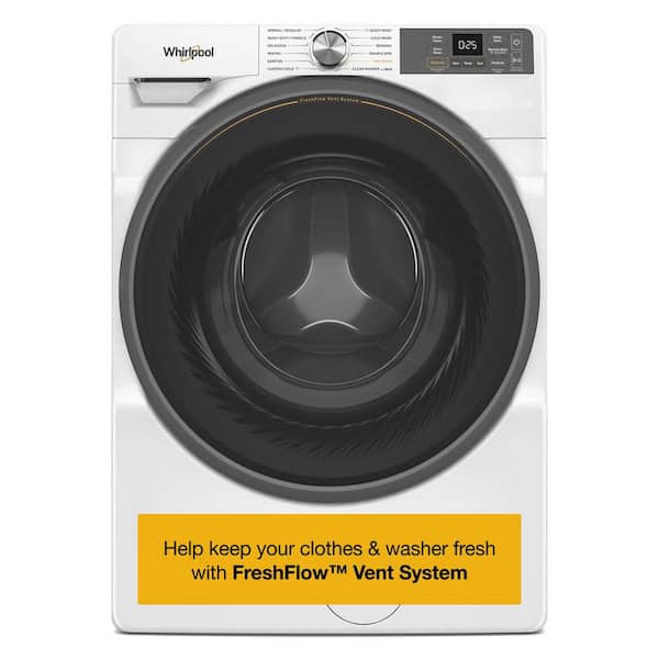 4.5 cu. ft. Front Load Washer in White with FreshFlow Vent System