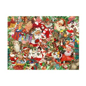 Unframed Home the Font Diva 'A Vintage Christmas' Photography Wall Art 35 in. x 47 in.