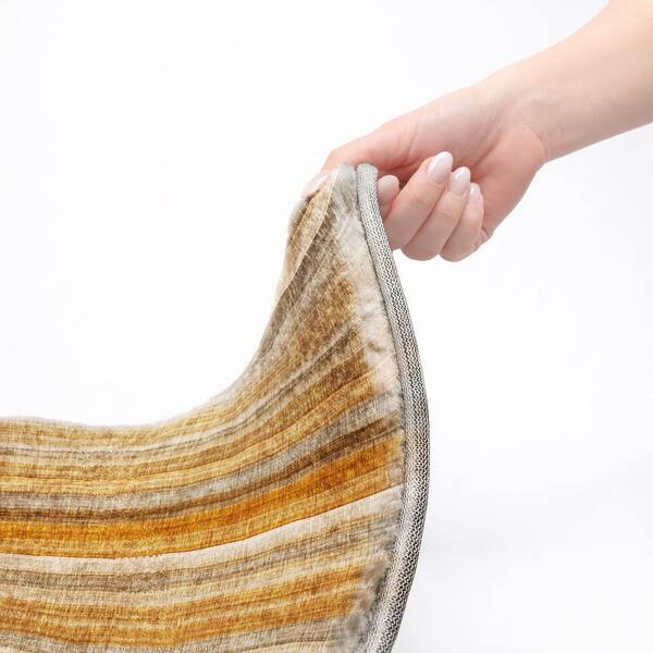 Dream Shag Premium Machine Washable Abstract ADS543 Paprika 5 ft. x 7 ft. 6 in. Area Rug