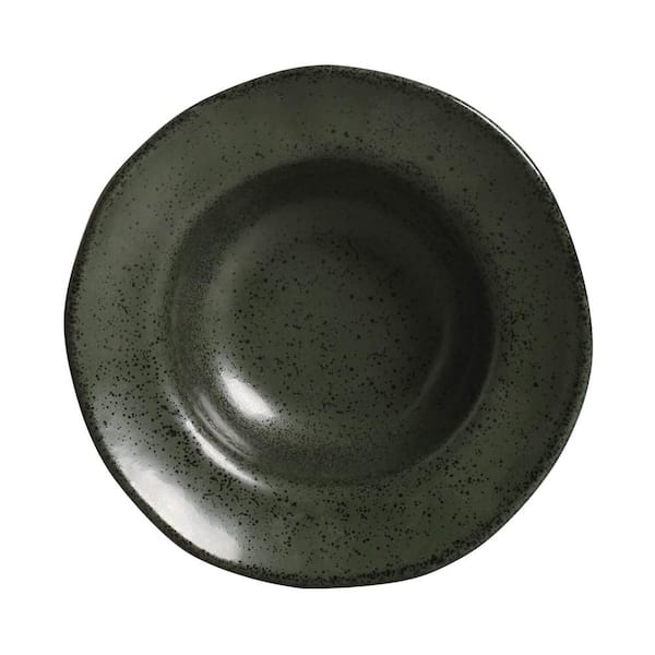 PORTO BRASIL 8.1 fl. oz. Greenery Green Stoneware Dessert Bowl (Set of 4)