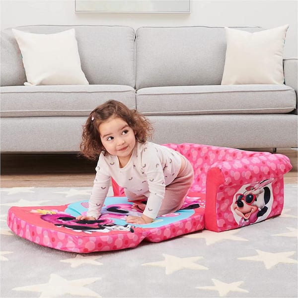 Reviews for MARSHMALLOW Minnie Mouse 2 in 1 Kids Flip Open Sofa Furniture Couch Pink Pg 2 The Home Depot