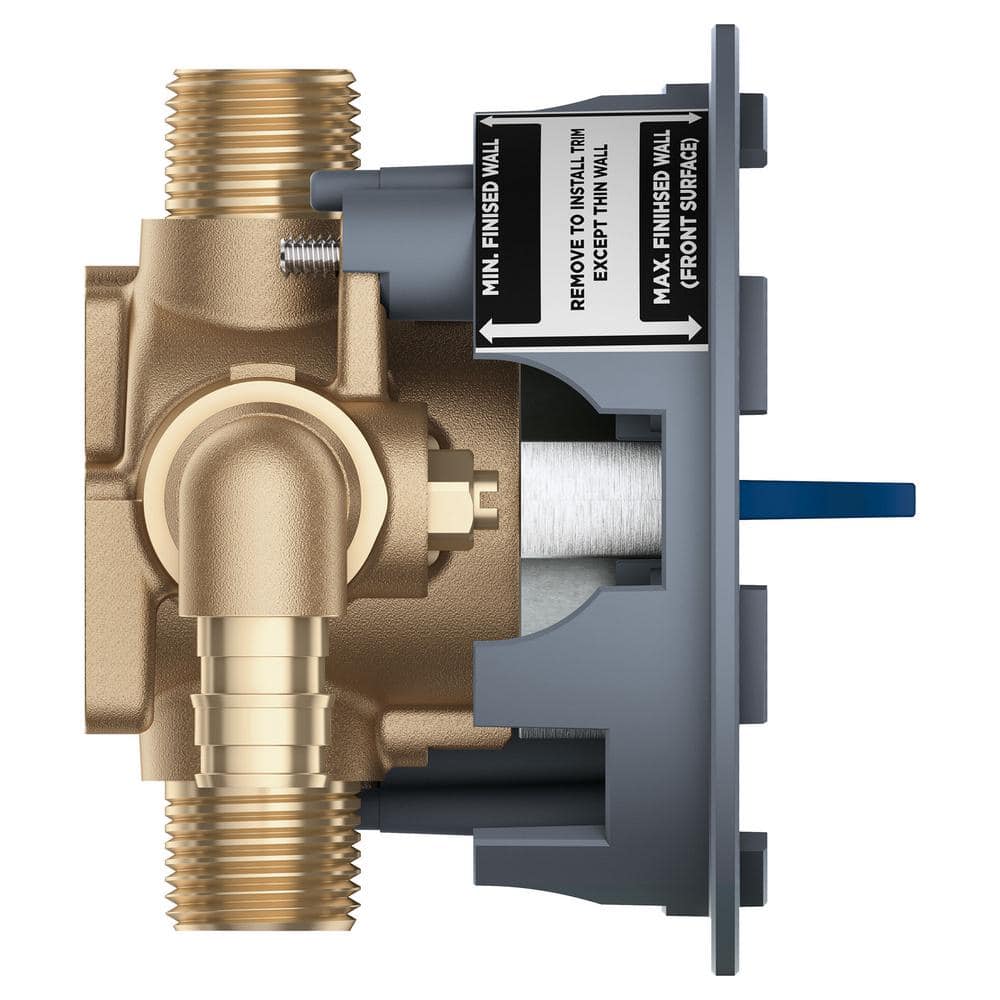 GrohSafe 3.0 Brass Pressure Balance Valve with PEX Elbows