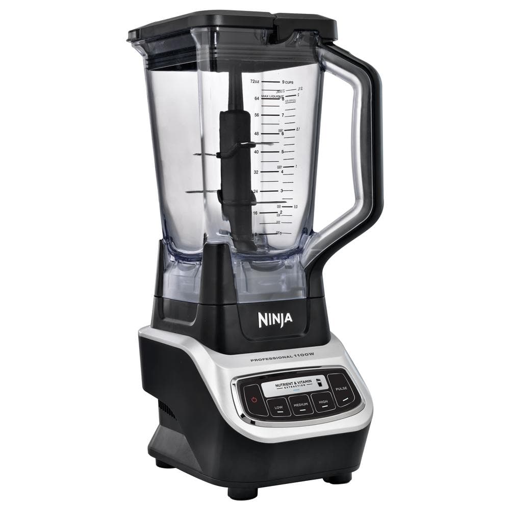 NINJA  Nutri Ninja 72 oz. 5-Speed Black Professional Blender with 2 Nutri Ninja Cups (BL621) - 1