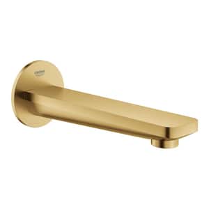 Linear Wall Mount Tub Spout in Brushed Cool Sunrise