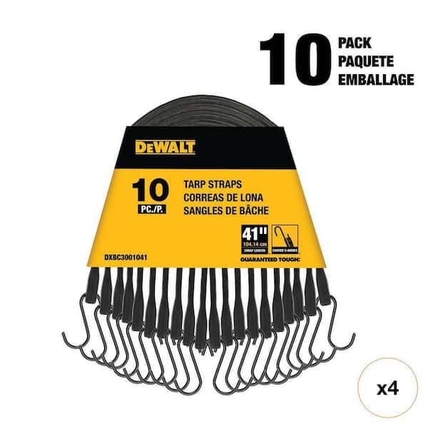 DEWALT 41 in. Tarp Straps Combo (10PK)