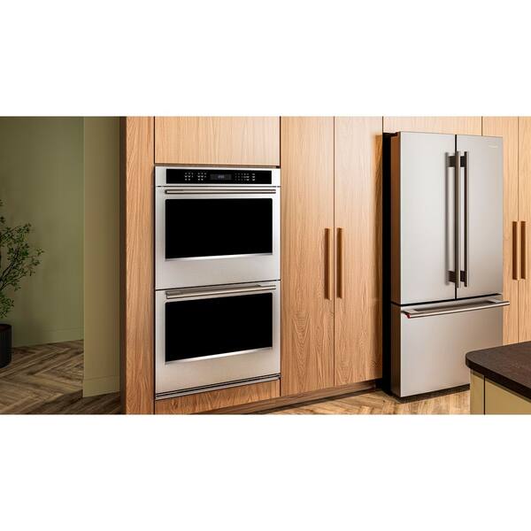 30 in. Double Electric Wall Oven with True Convection Self-Cleaning in PrintShield Stainless