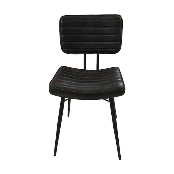 Coaster Partridge Espresso and Black Padded Side Chairs Set of 2