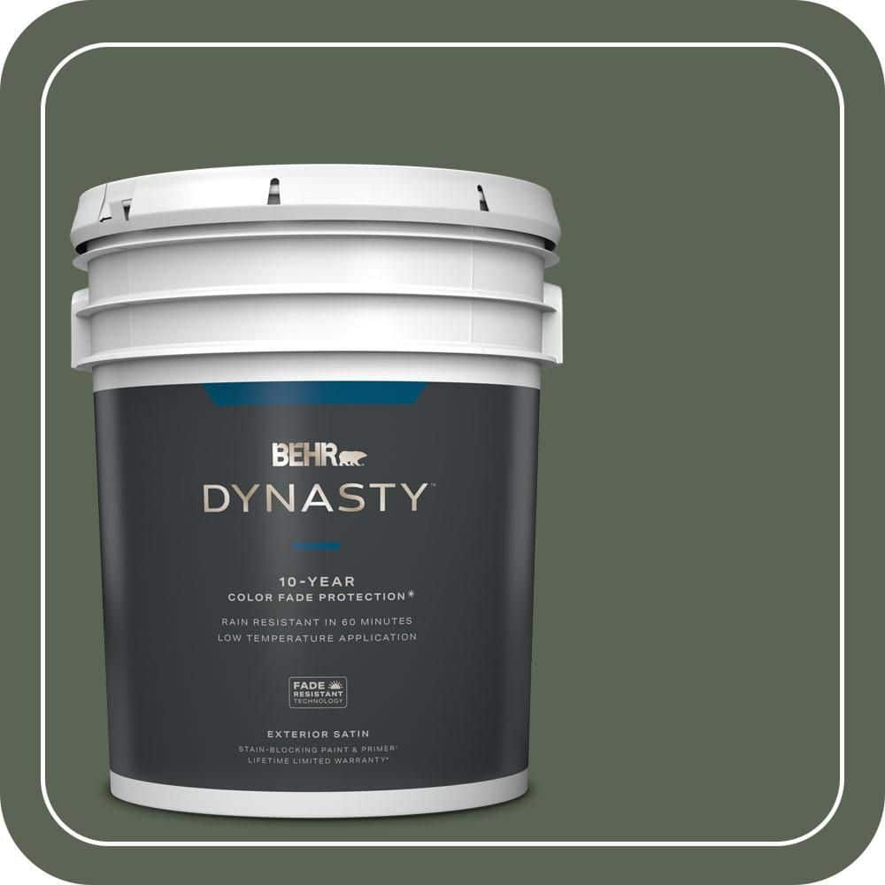 5 gal. #T13-16 Pine Cone Pass Satin Enamel Exterior Stain-Blocking Paint & Primer price history on PriceWatchPro