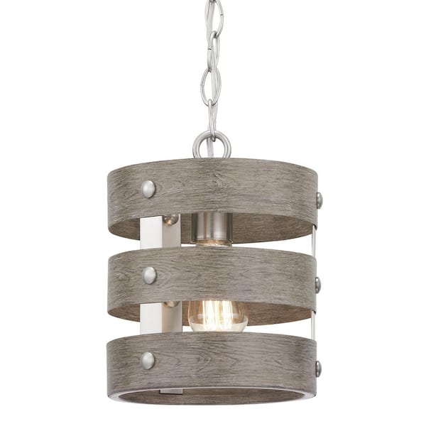 Progress Lighting Gulliver 1-Light Brushed Nickel Mini-Pendant