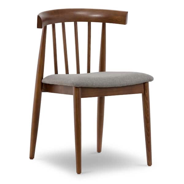 Poly and Bark Dante Dining Chair in Walnut