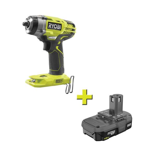 RYOBI ONE+ 18V Cordless 3/8 in. 3Speed Impact Wrench with 1.5 Ah
