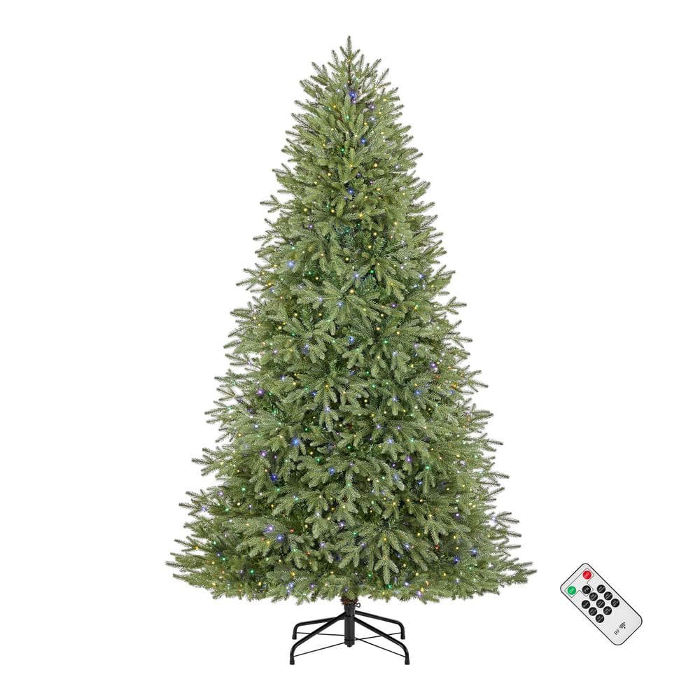 7.5 ft. Pre-Lit LED Jackson Noble Artificial Christmas Tree T22