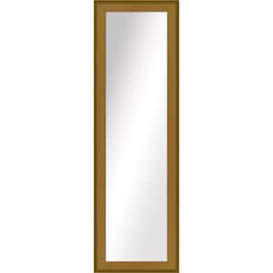 Large Rectangle Antique Gold Art Deco Mirror (52.5 in. H x 16.5 in. W)