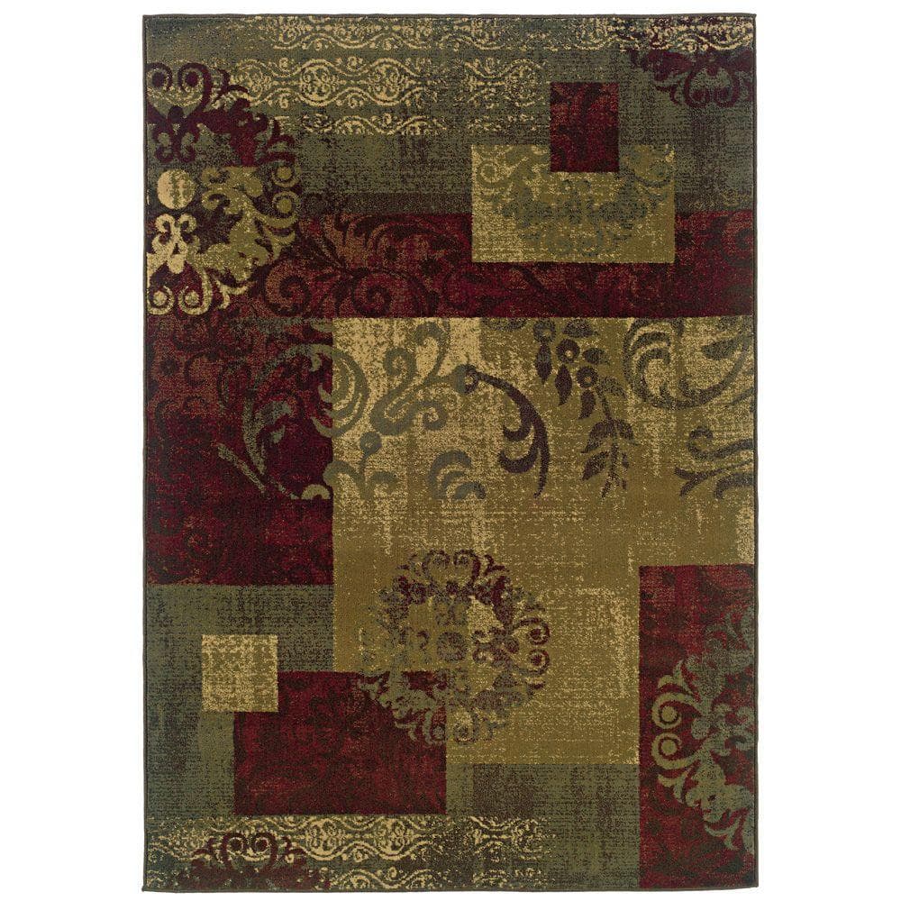 Kiawah Crenshaw Multi 8 ft. x 10 ft. Area Rug
