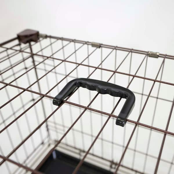  Dwell Series 48 in. Crate with Sliding Door - Bronze Finish