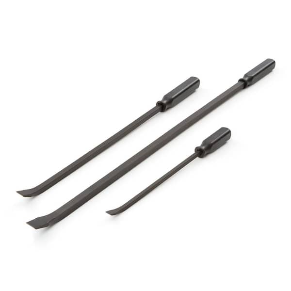TEKTON 17 in., 25 in. and 36 in. Angled End Handled Pry Bar Set (3-Piece)