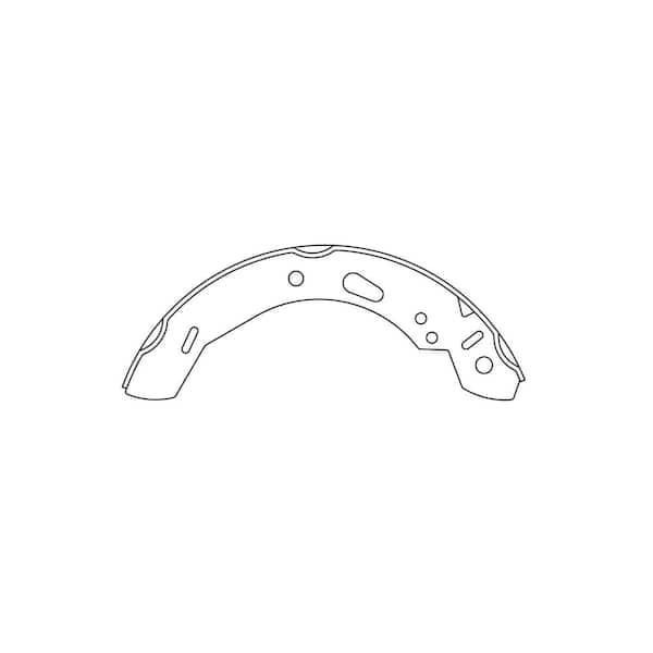 Centric Parts Drum Brake Shoe 2014-2016 Ford Fiesta 1.0L
