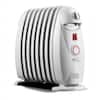 DeLonghi 1200 Watt 8 Fin Oil Filled Radiant Portable Heater with