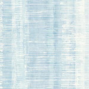 Tikki Natural Ombre Blue Oasis Faux Paper Strippable Roll (Covers 60.75 sq. ft.)