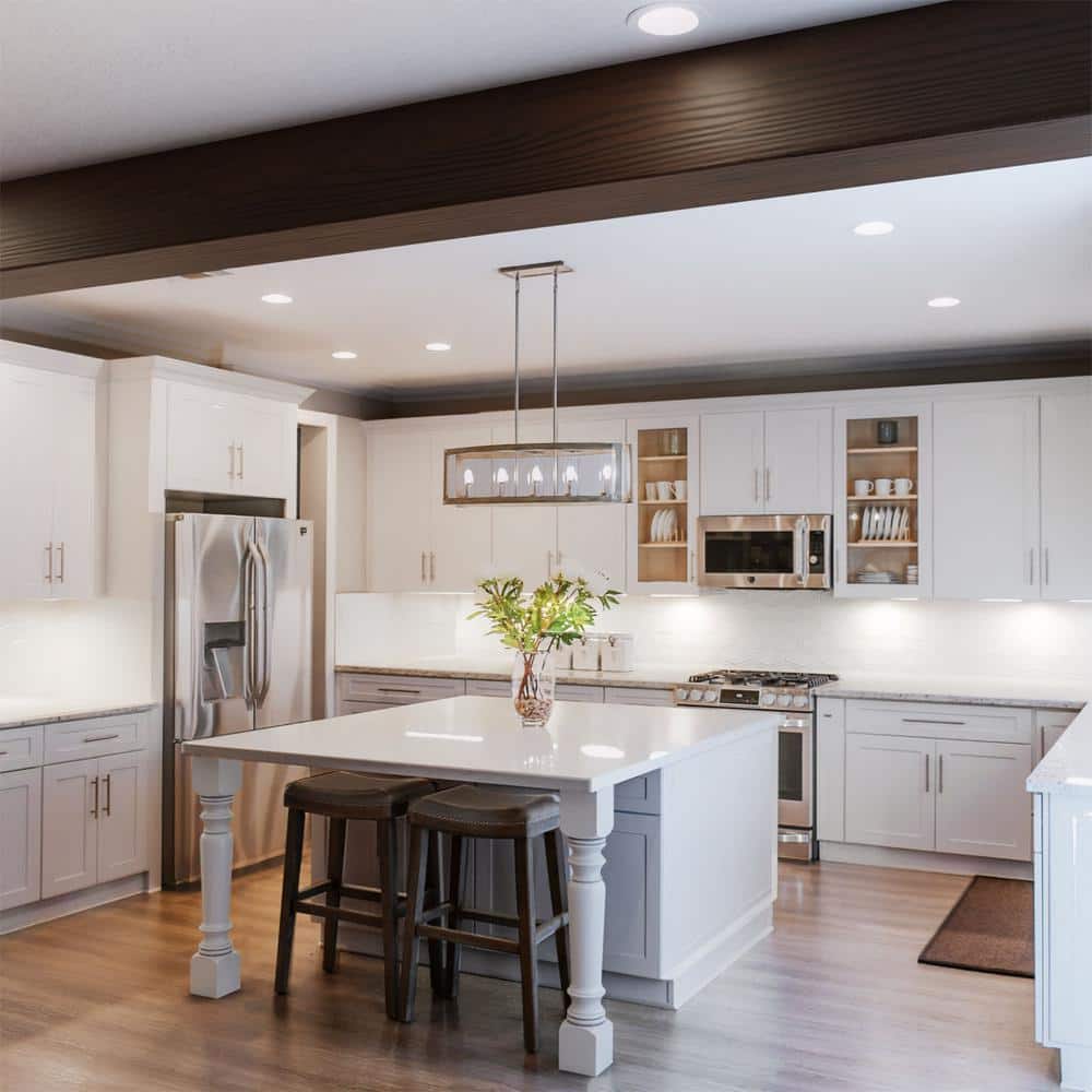 Hickory Finished Polyurethane U-Shaped Faux Wood Beam