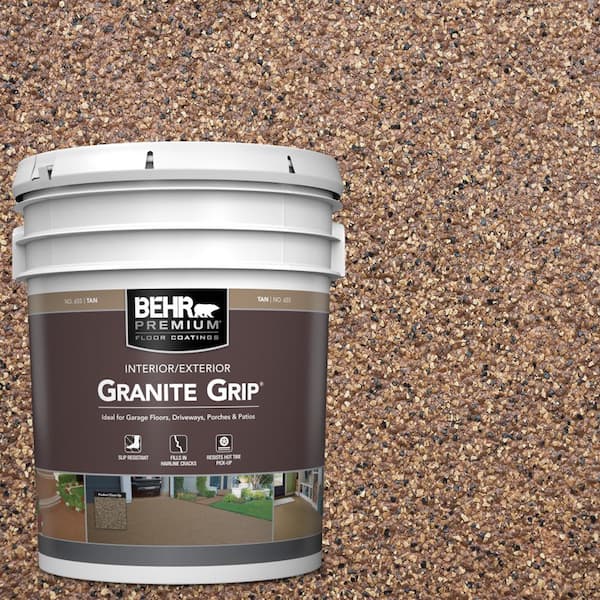 BEHR PREMIUM 5 Gal. #GG-11 Sahara Canyon Decorative Flat Interior/Exterior Concrete Floor Coating