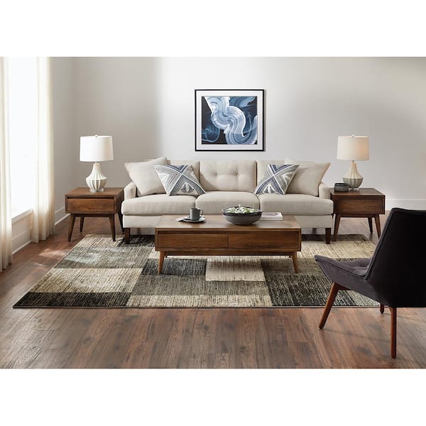 Paramount Gray 7 ft. x 10 ft. Geometric Area Rug