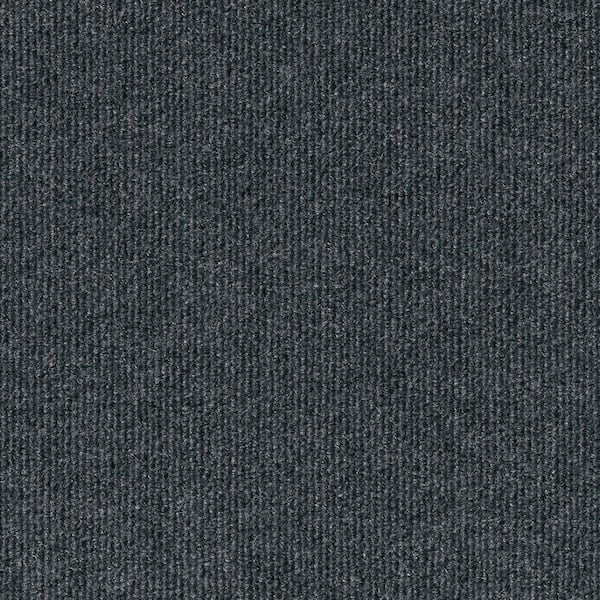 Foss Gray Residential 18 In X L And Stick Carpet Tile 16 Tiles Case 36 Sq Ft 7pd4n4716pk The