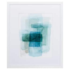 Victoria White Gallery Abstract Frame Wall Art 36 in. x 30 in.