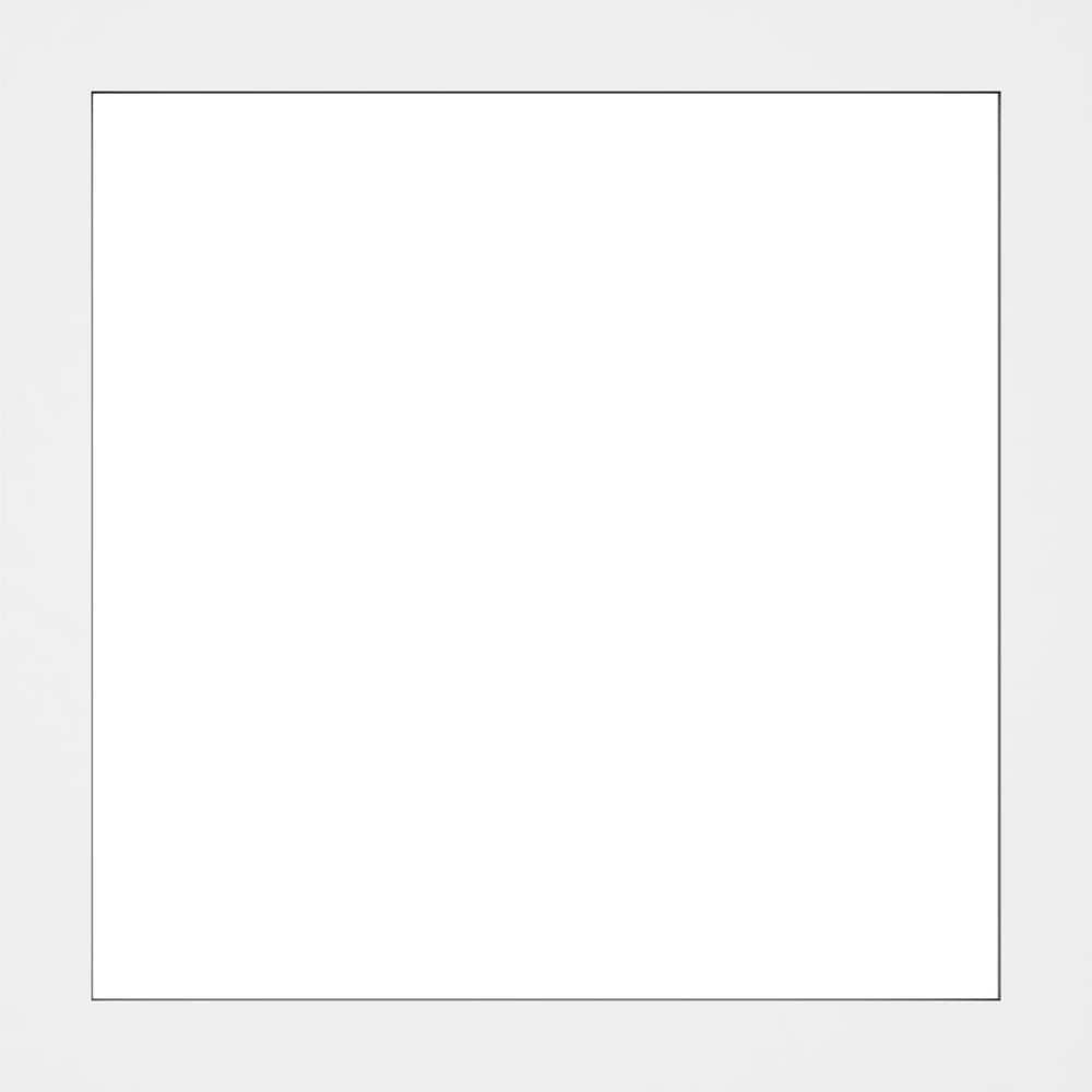 White PVC 18" x 18" Decorative Wall Panel