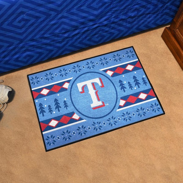 Officially Licensed MLB Texas Rangers Retro Collection Rug - 19 x 30