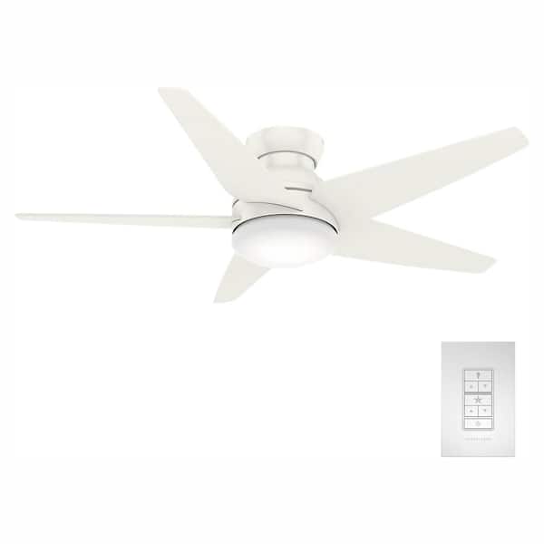 Casablanca Isotope 52 in. LED Indoor Fresh White Ceiling Fan