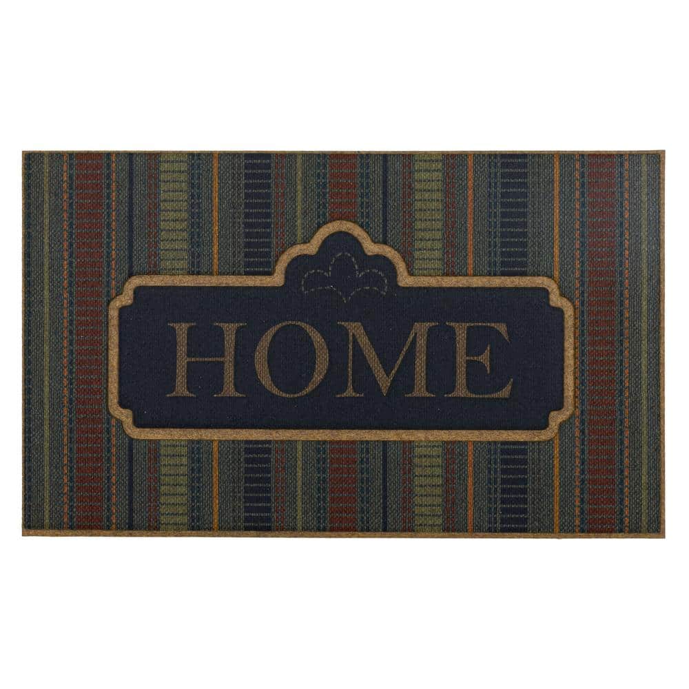 Woven Sign Home Denim 18 in. x 30 in. Door Mat price history on PriceWatchPro