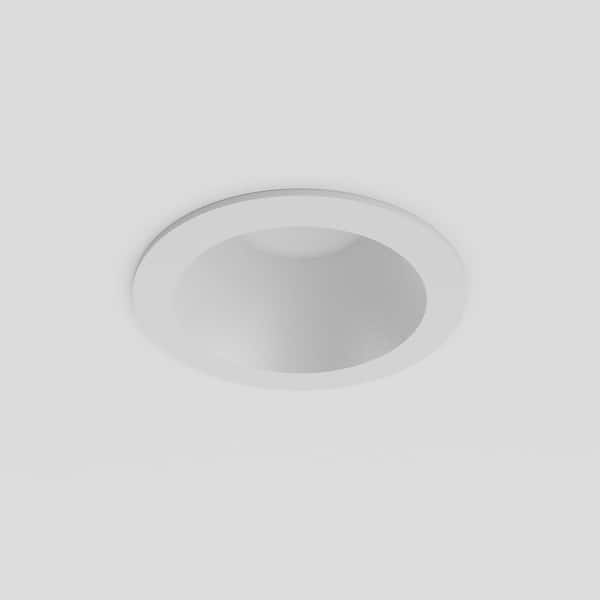 Inspira 2 in. White Round Integrated LED Canless Recessed Lighting Kit Selectable 5CCT 9W 700LM ETL (1-Pack)