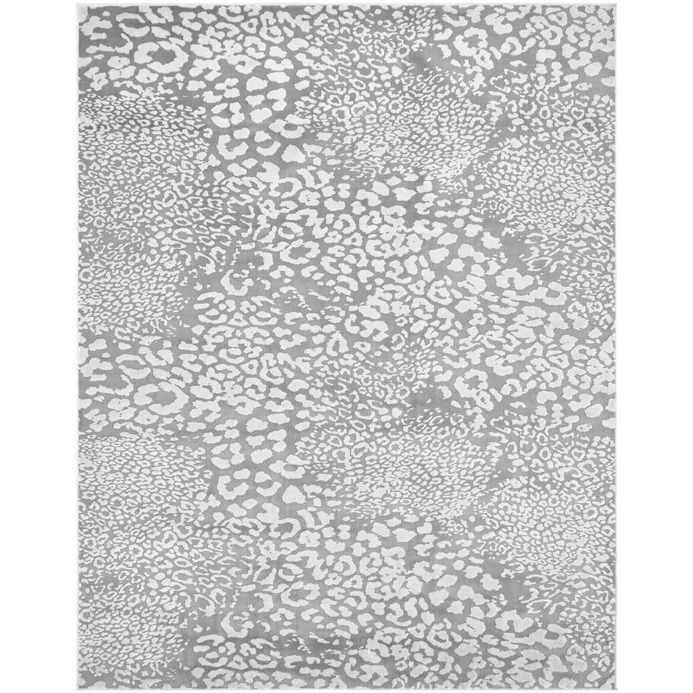 N Natori Serengeti LT Grey Leopard 2 ft. x 3 ft. Animal Print Area Rug price history on PriceWatchPro