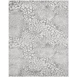 Serengeti Grey 11 ft. x 15 ft. Abstract Area Rug