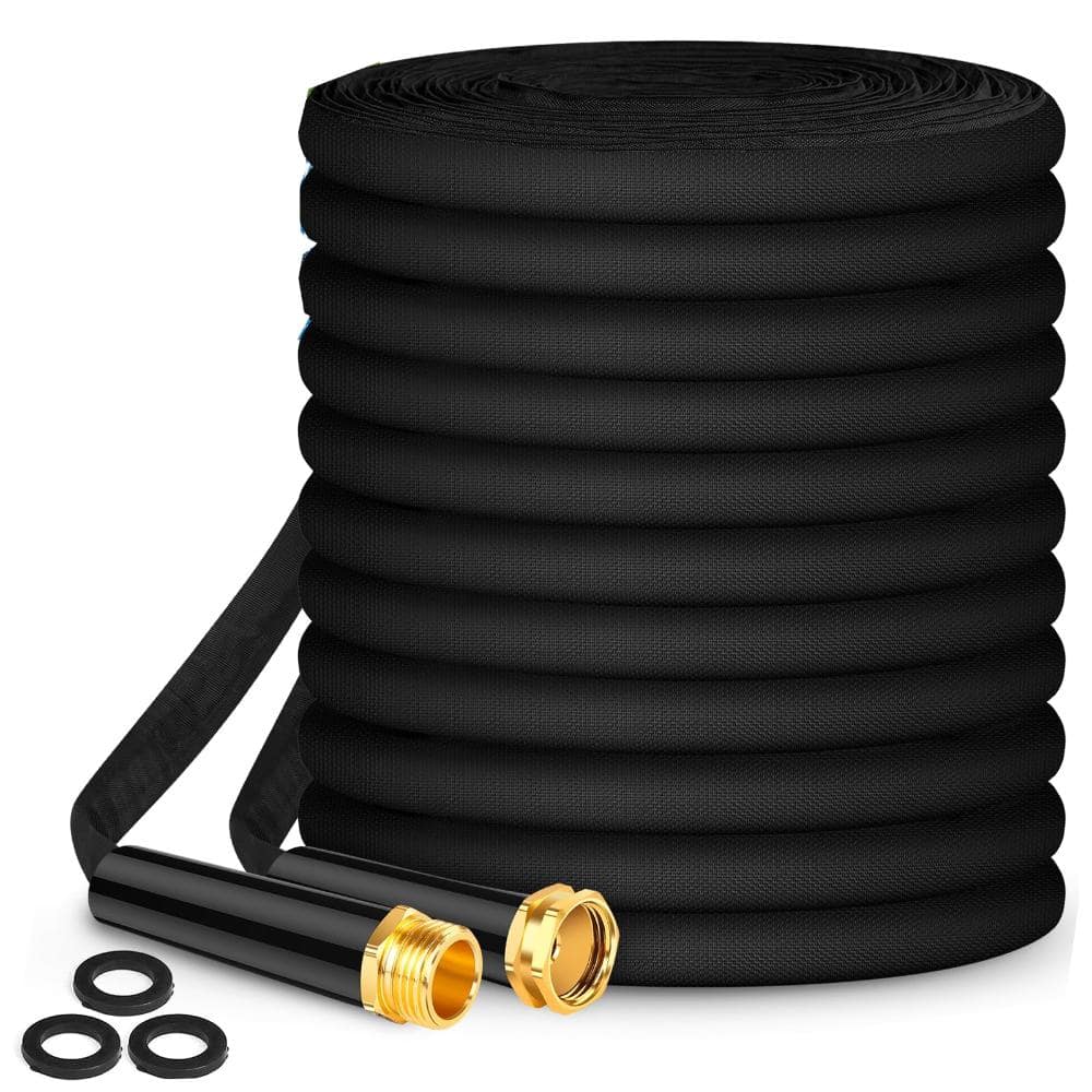 50ft non-expandable garden hose with PVC inner core, 500PSI burst ...