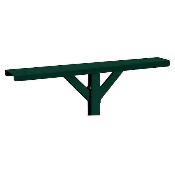 Salsbury Industries 4-Wide Spreader with 2 Supporting Arms for Roadside Mailboxes, Green