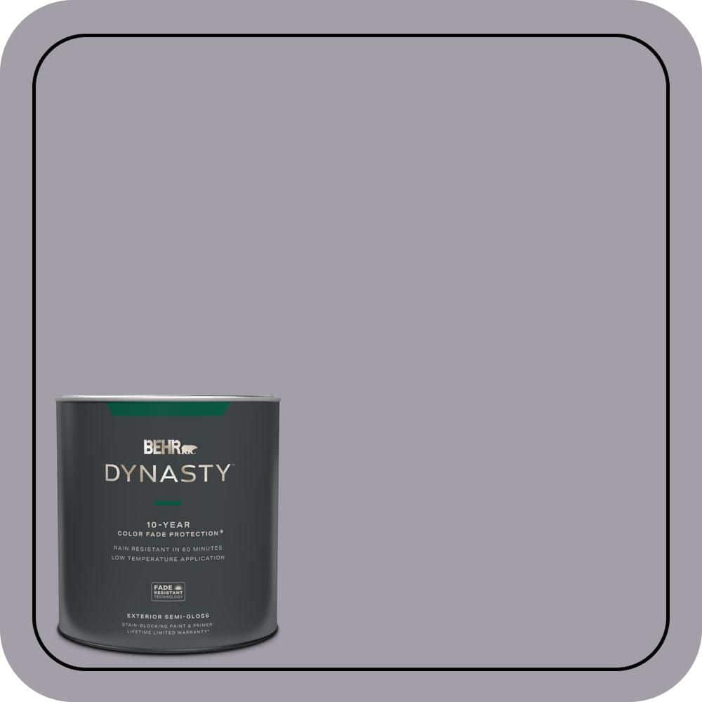 BEHR DYNASTY 1 qt. #N550-4 Ashberry Semi-Gloss Enamel Exterior Stain ...