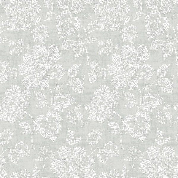 A-Street Prints Tivoli Grey Dot Paper Strippable Wallpaper (Covers 56.4 sq. ft.)