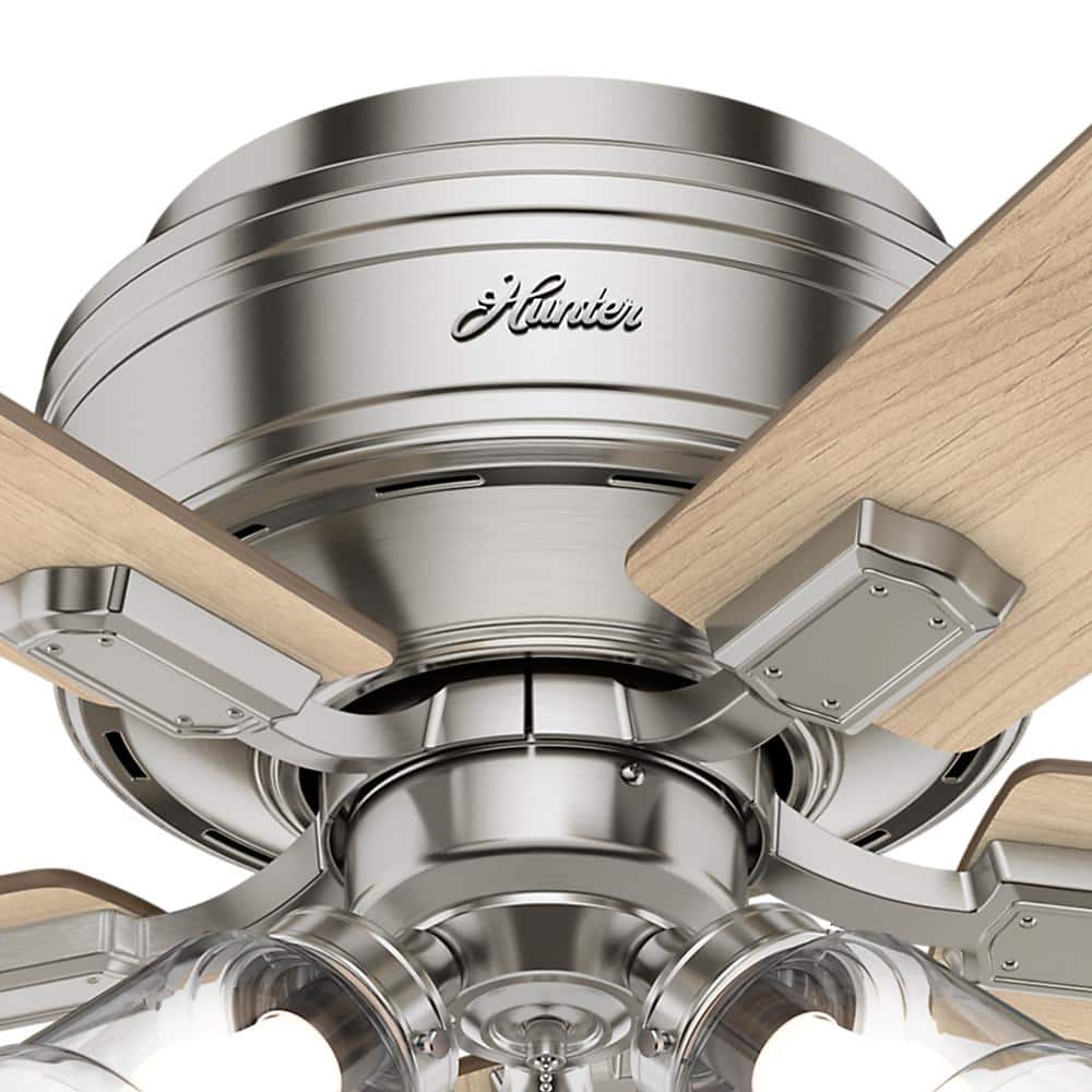 Brushed Nickel 52" Crestfield Ceiling Fan with LED Light and Reversible Blades