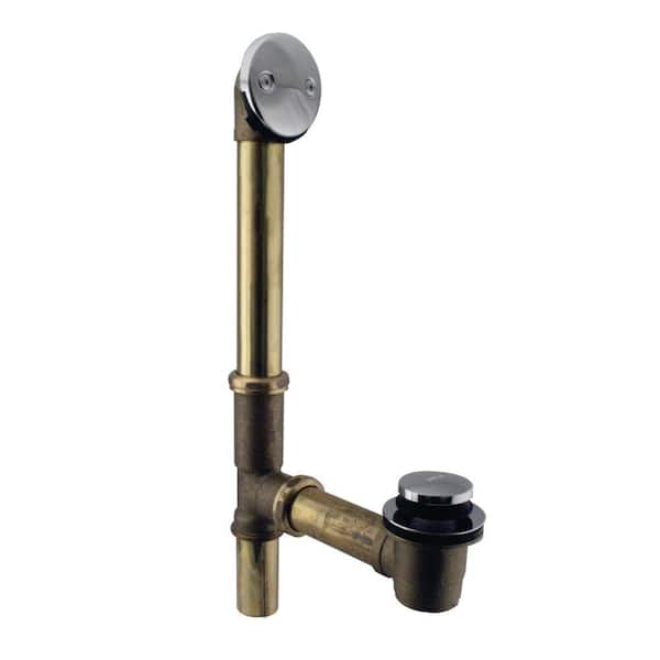 Westbrass 10 in. 17 Gauge Brass Tip-Toe Drain