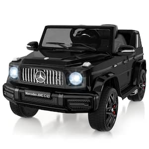 Ride on Car for Kids 12-Volt Power Battery Electric Vehicles Licensed Land Rover Ride on Truck Mp3 Player Rocking Black