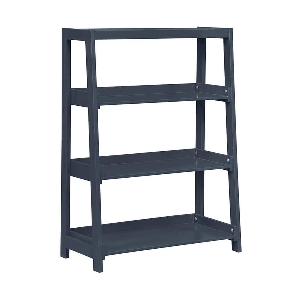 ジェーンマープル　bookcase ワンピース　ネイビー Lazzara Eliza 41 in. Tall Navy Blue Wood 3 Fixed Shelves Bookcase