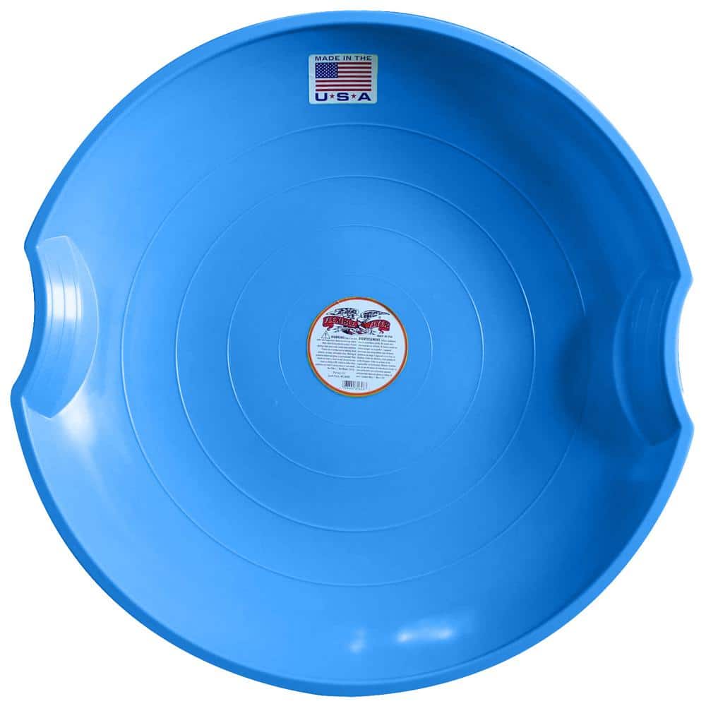 26 in. Dia, Blue Flexible Flyer Flying Saucer Snow Sled