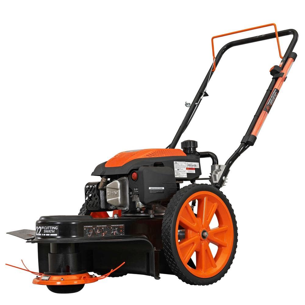 YARDMAX 22 in. 170cc Gas Walk Behind String Trimmer Mower YL2250 The Home Depot