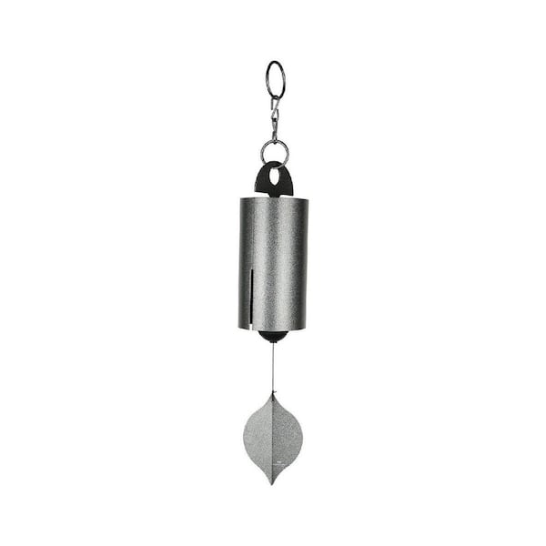 40 in. Steel Large Silver Wind Chime for Outside