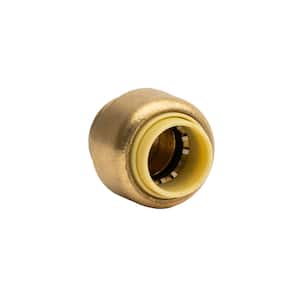 3/8 in. Push-to-Connect Brass Push Cap (End Stop) Fitting