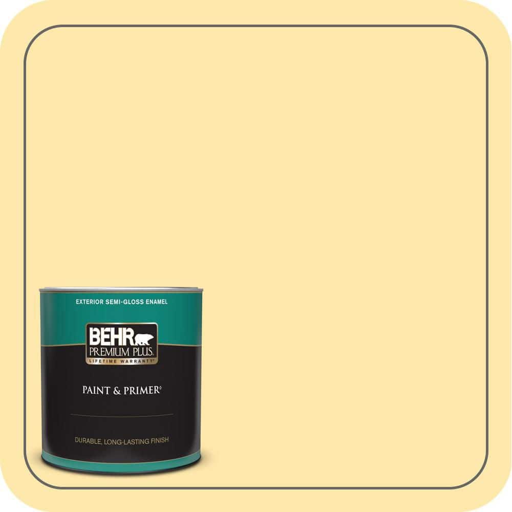 1 qt. #PPH-02 Corn Semi-Gloss Enamel Exterior Paint & Primer product image for price tracking
