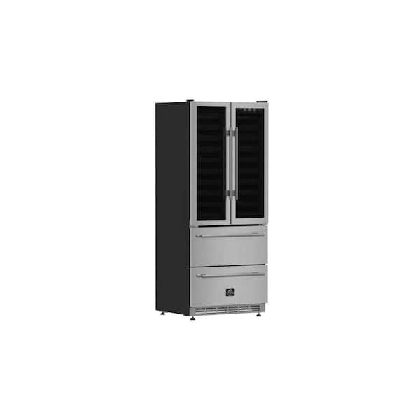 Forno Campania 32 in. Dual Zone Beverage and Wine Cooler in